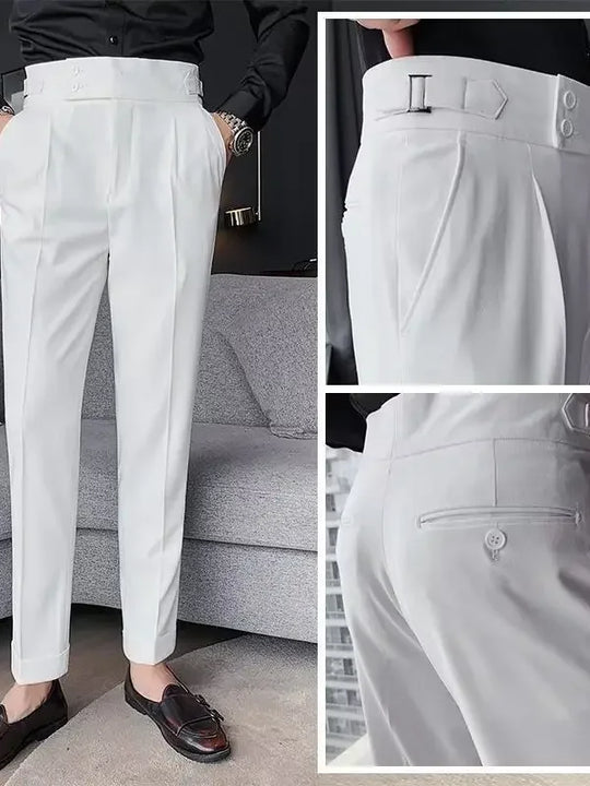 R&B | Chic Hochtaillierte Chinohose