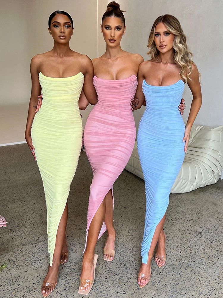 R&B | Bodycon Ohne Träger Kleid