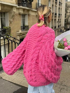 R&B | Oversized Gestickter Weicher Pullover