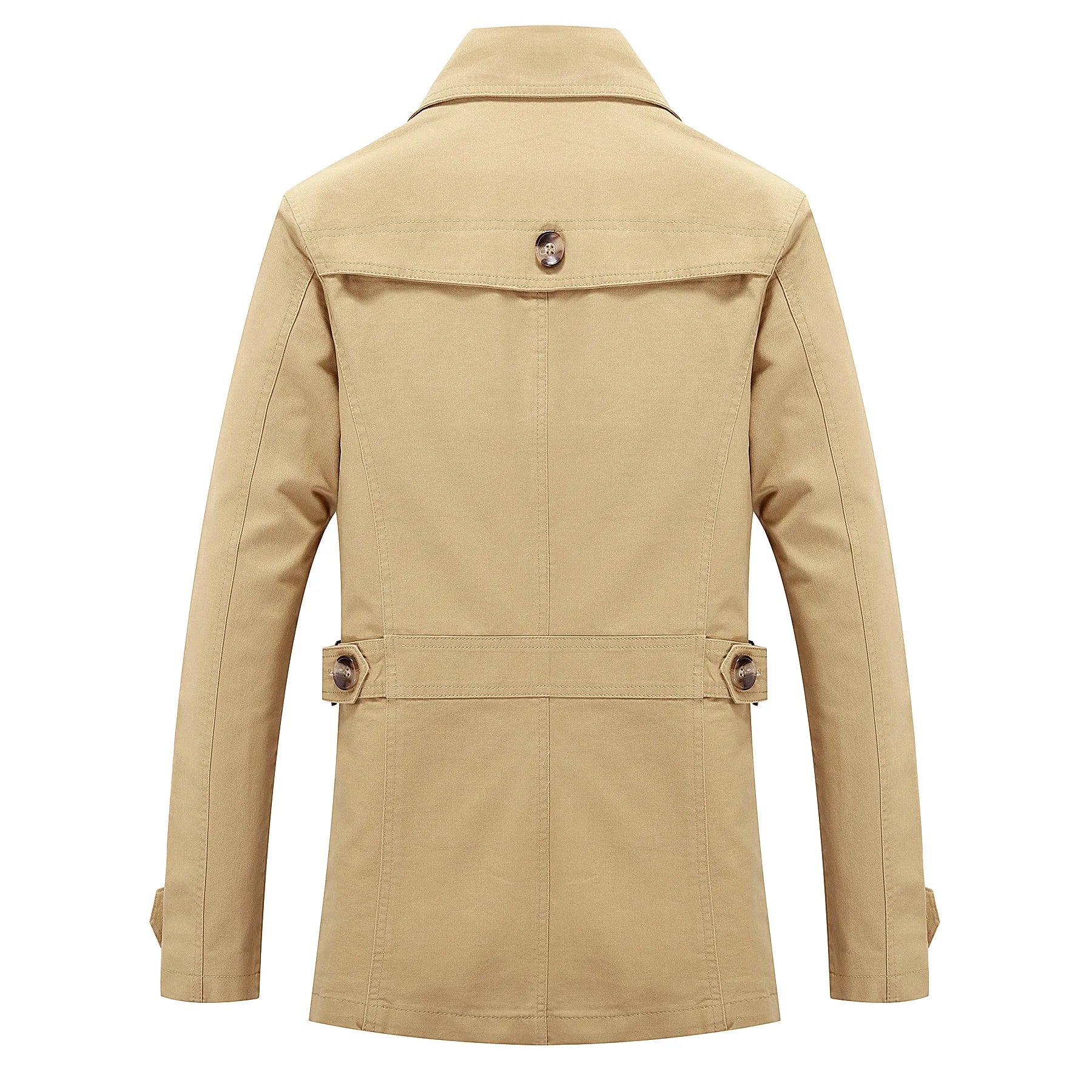 R&B | Stylischer langer Herbst-Trenchcoat für Herren