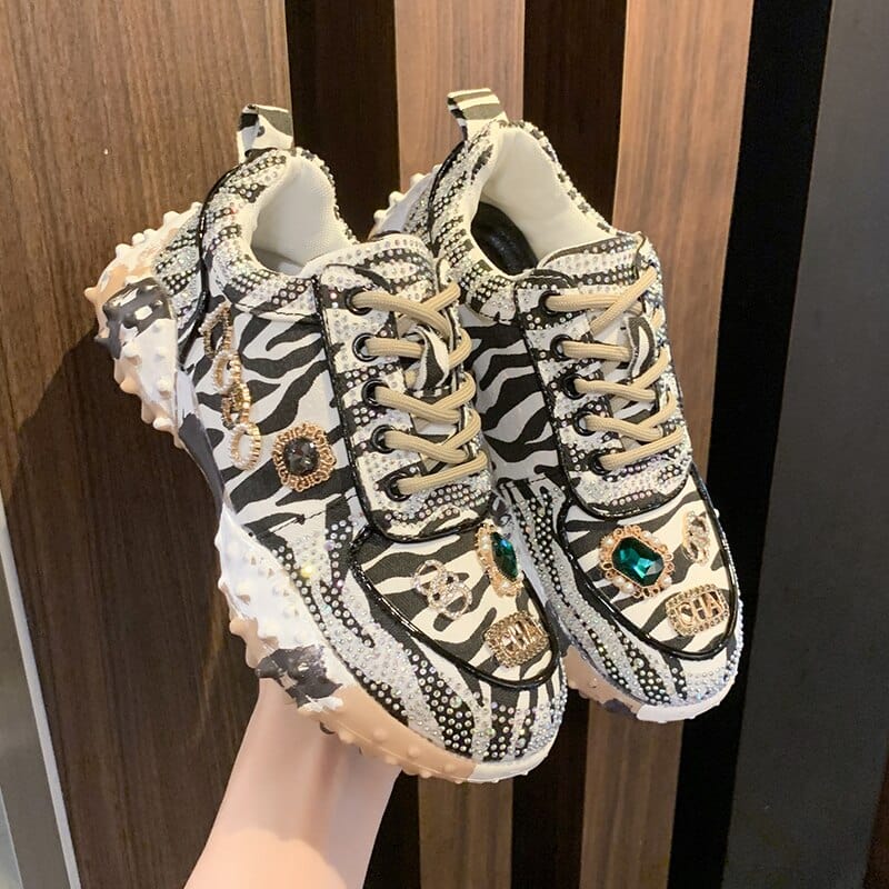 R&B | Funkelnde Diamanten Schuhe