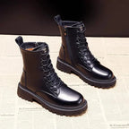 Luxe Schwarze Winterstiefel