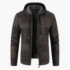 R&B | Strickjacke mit Kapuze - Modische Winterjacke für Alltag und Freizeit