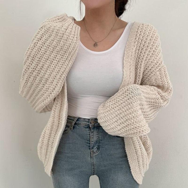 R&B | Oversized-Strickweste Aus Dickem Garn für Frauen