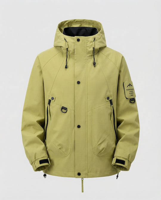 R&B Kapuzen-Windbreaker Jacke