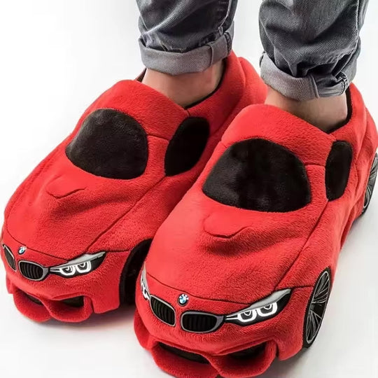 Damen Pantoffeln mit Auto-Inspiriertem Design & Rutschfester Sohle | R&B