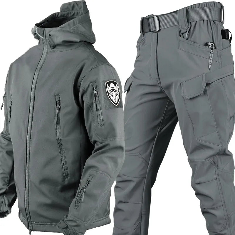 Herren multifunktionale Jacke mit Fleece-Innenfutter und Reißverschluss – R&B