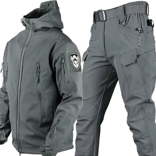 Herren multifunktionale Jacke mit Fleece-Innenfutter und Reißverschluss – R&B
