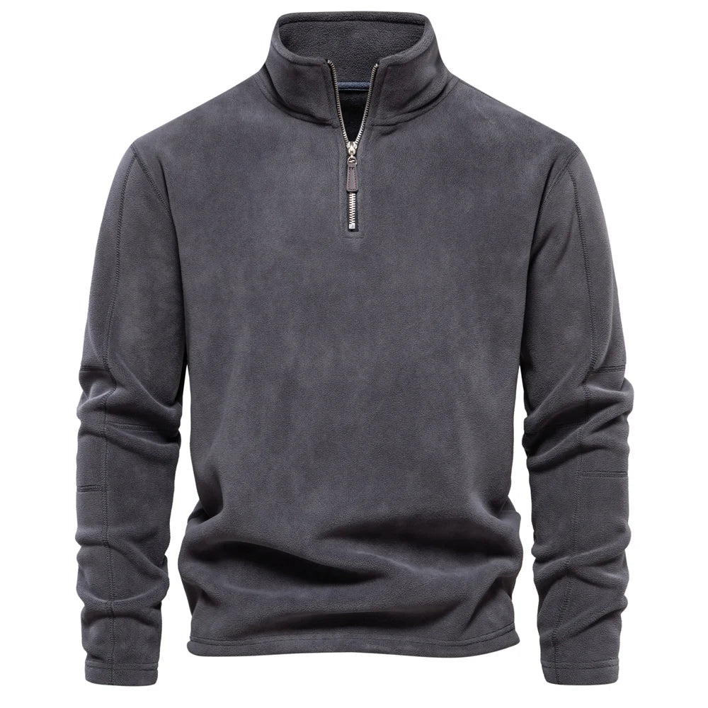 R&B | Weiches Fleece Sweatshirt mit Reißverschluss Warm und Komfortabel Ideal für Kaltes Wetter