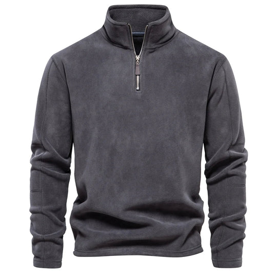R&B | Weiches Fleece Sweatshirt mit Reißverschluss Warm und Komfortabel Ideal für Kaltes Wetter