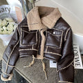 R&B | Winterlederjacke mit Wärmendem Futter