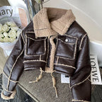 R&B | Winterlederjacke mit Wärmendem Futter