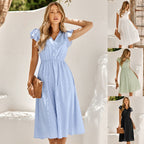 R&B | Midikleid Schick Elegant Hochwertige Materialien