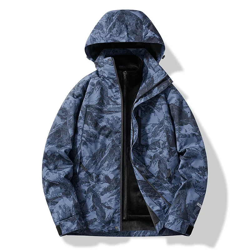 R&B | und Damen Skijacke mit Kapuze