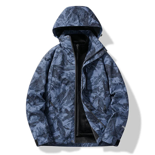 R&B | und Damen Skijacke mit Kapuze