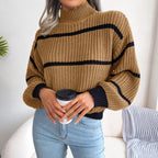 R&B | Lässiger Gestreifter Pullover