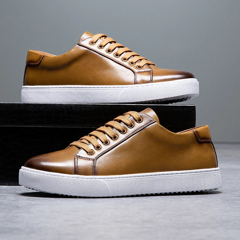 R&B | Leren Herren Sneaker