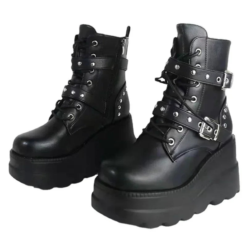 R&B | Mühelos Gothische Eleganz Stiefel