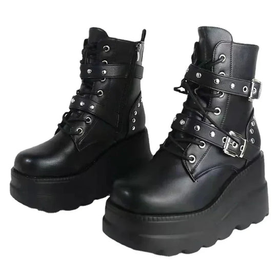 R&B | Mühelos Gothische Eleganz Stiefel