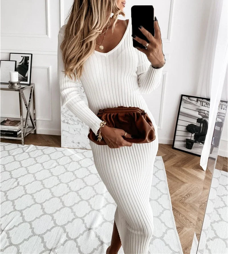 Figurbetontes Maxikleid