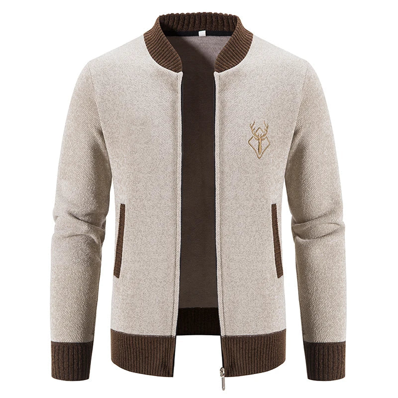 R&B | Lässige Strickjacke für Herren aus hochwertigem Garn