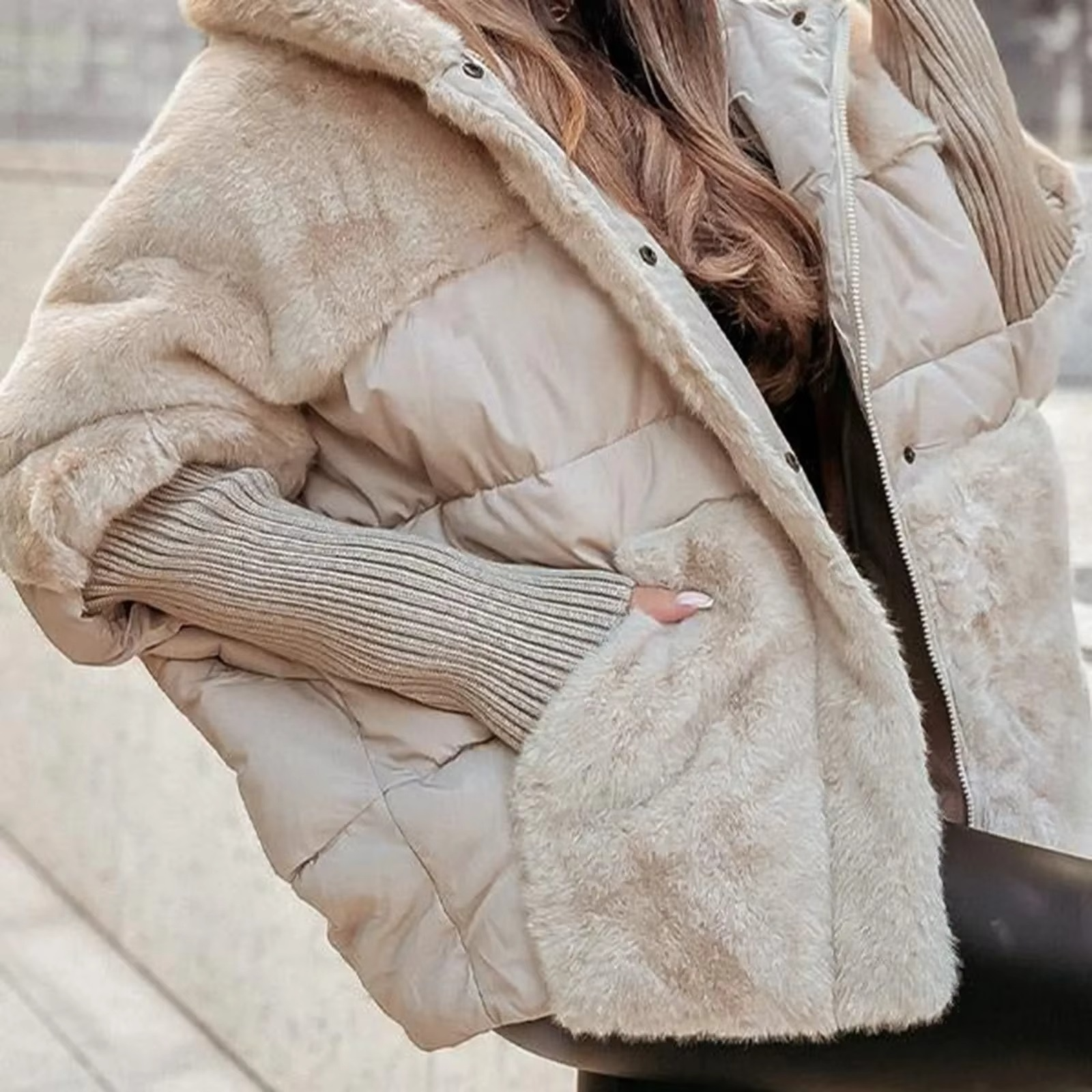 R&B | Damen Wintermantel warm & stilvoll für Herbst und Winter
