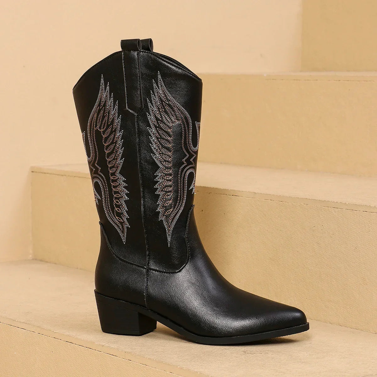 R&B | Western-Stiefel mit Niedrigem Absatz für Frauen