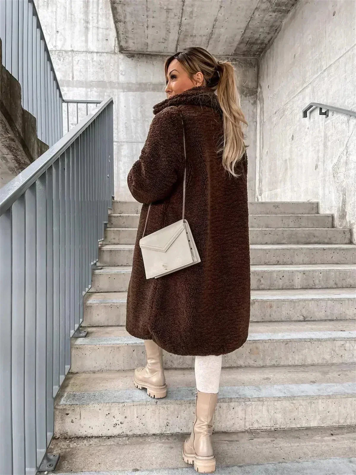 R&B | Damen-Strickjacke, lang & modisch