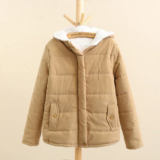 R&B | Winter Kapuzen Fleece-Gefütterte Jacke