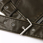 jacke mit Gürtel