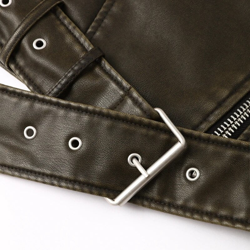 jacke mit Gürtel
