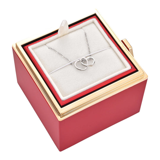 R&B| Rosenbox mit Halskette perfekt für den Valentinstag