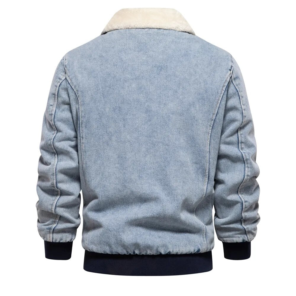 R&B | Herren Jeansjacke warm gefüttert