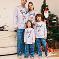 R&B | Weihnachts-Pyjama Blau - Rentier
