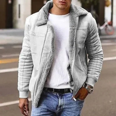R&B | Stilet Pelzfutterjacke Polyester Warm und Bequem