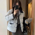 R&B | Steppjacke mit Kragen und Knopfleiste