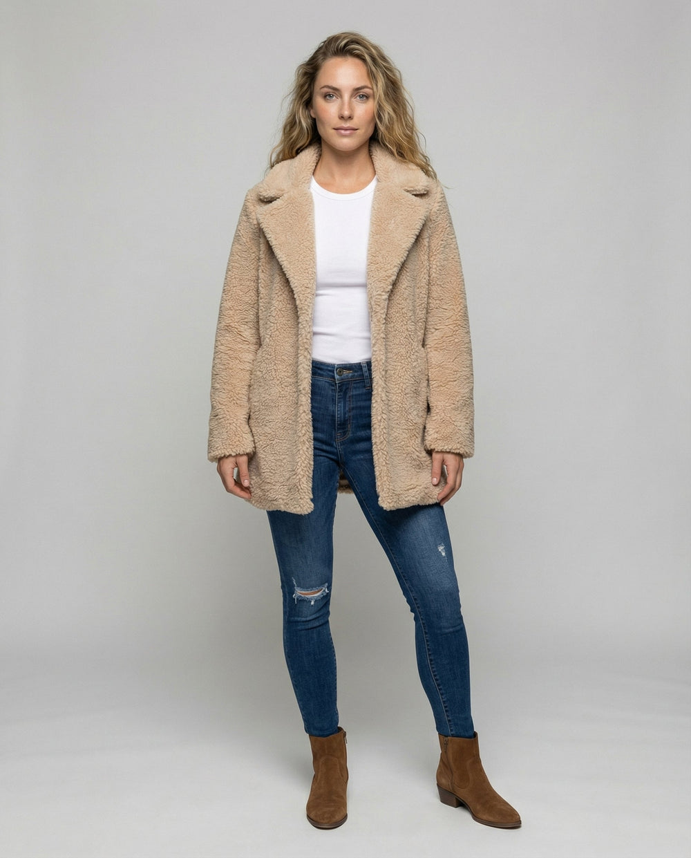 Warmer Fleece Mantel Damen | R&B