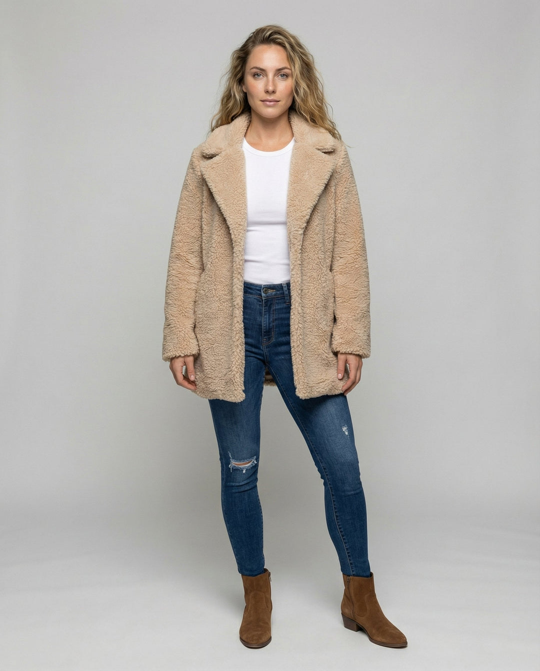 Warmer Fleece Mantel Damen | R&B