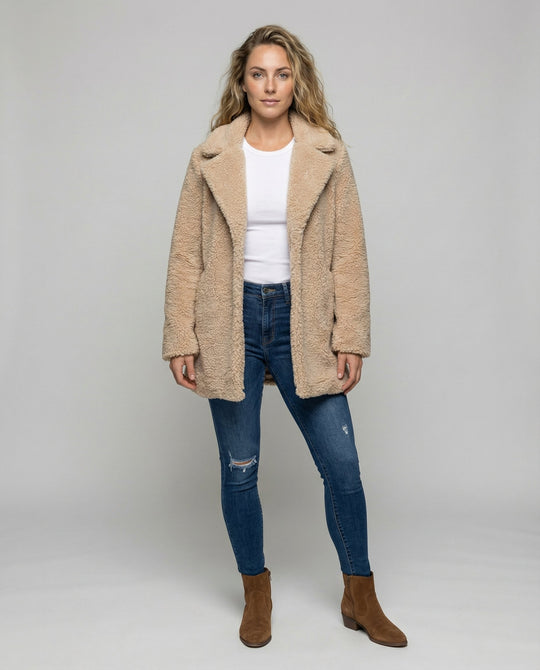 Warmer Fleece Mantel Damen | R&B