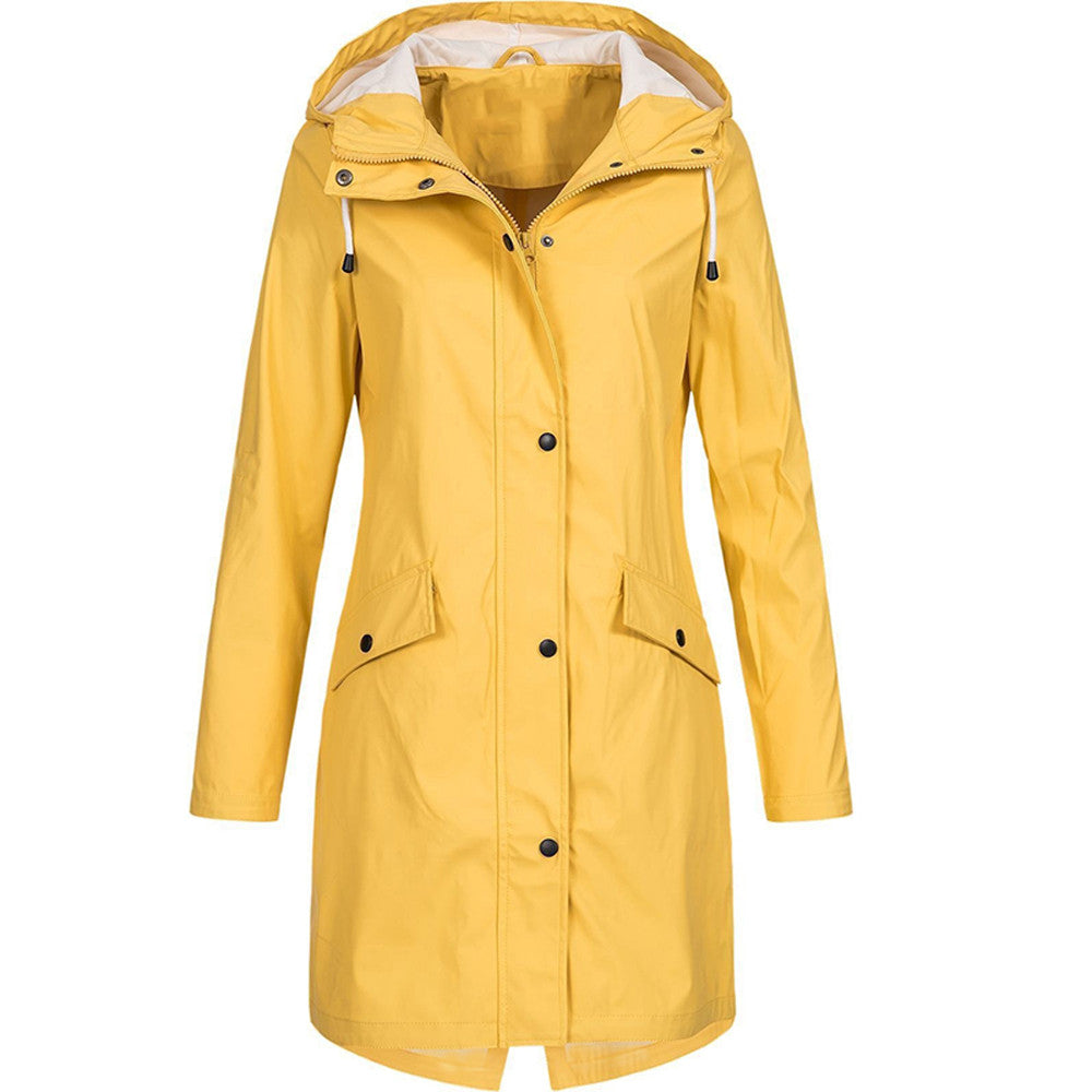 R&B | Damen Kapuzen Langjacke