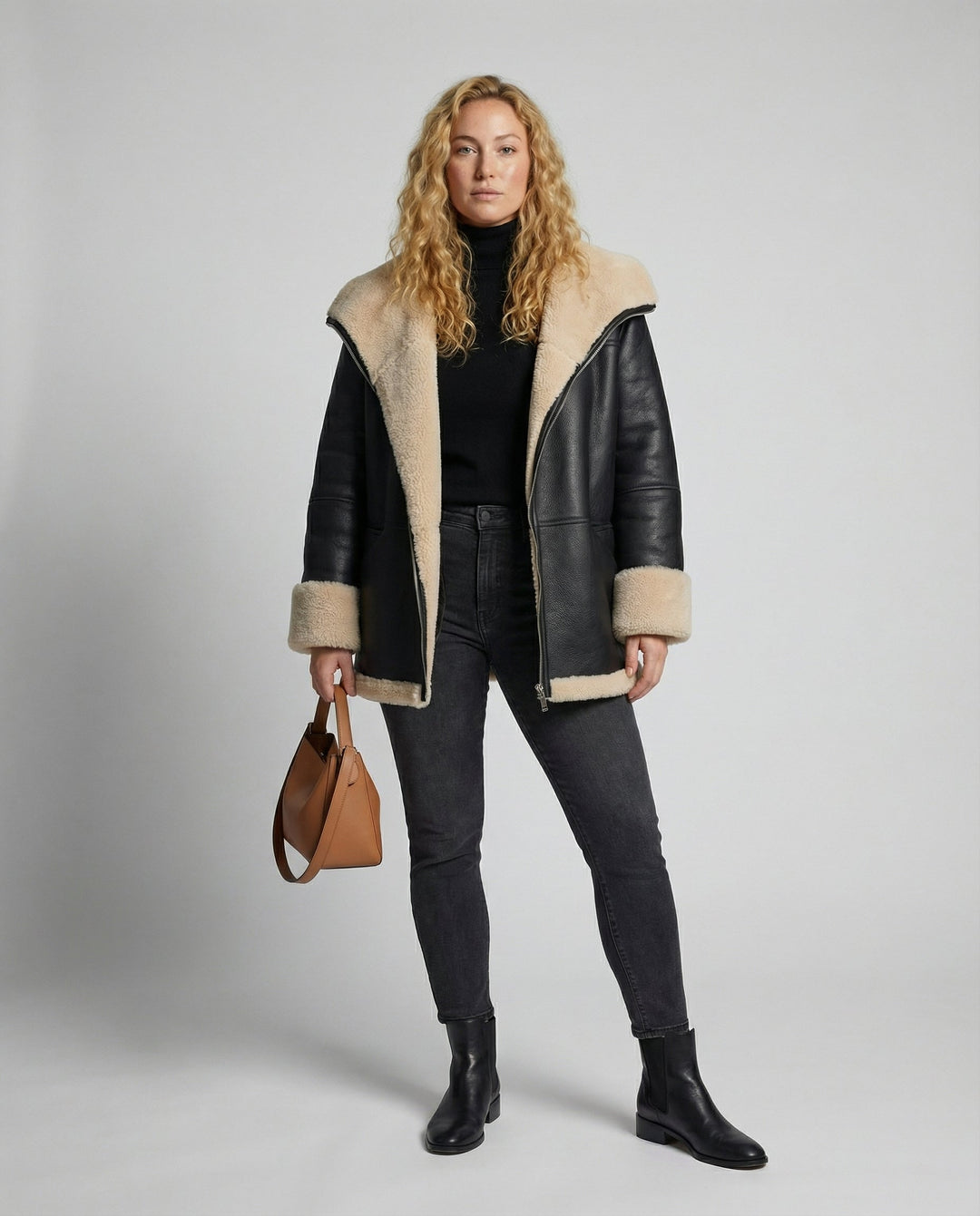 Warme Streetwear Jacke Damen | R&B