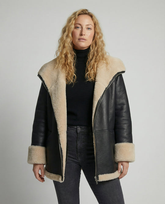 Warme Streetwear Jacke Damen | R&B