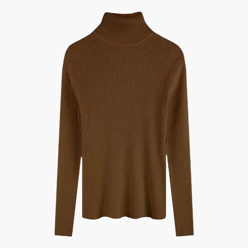 R&B | Rollkragenpullover Gerippt Basic Langarm - Vielseitiger Herbst & Winter Look