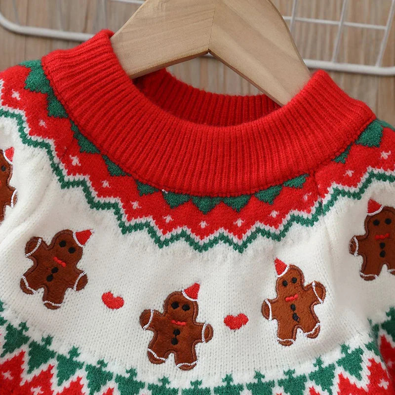 R&B | Kinderpullover mit Teddybär - Weicher Plüschpullover für Jungen und Mädchen