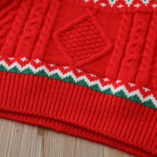 R&B | Kinderpullover mit Teddybär - Weicher Plüschpullover für Jungen und Mädchen