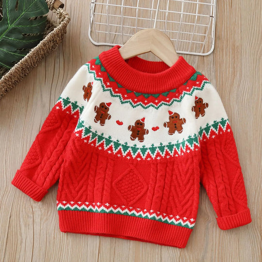 R&B | Kinderpullover mit Teddybär - Weicher Plüschpullover für Jungen und Mädchen