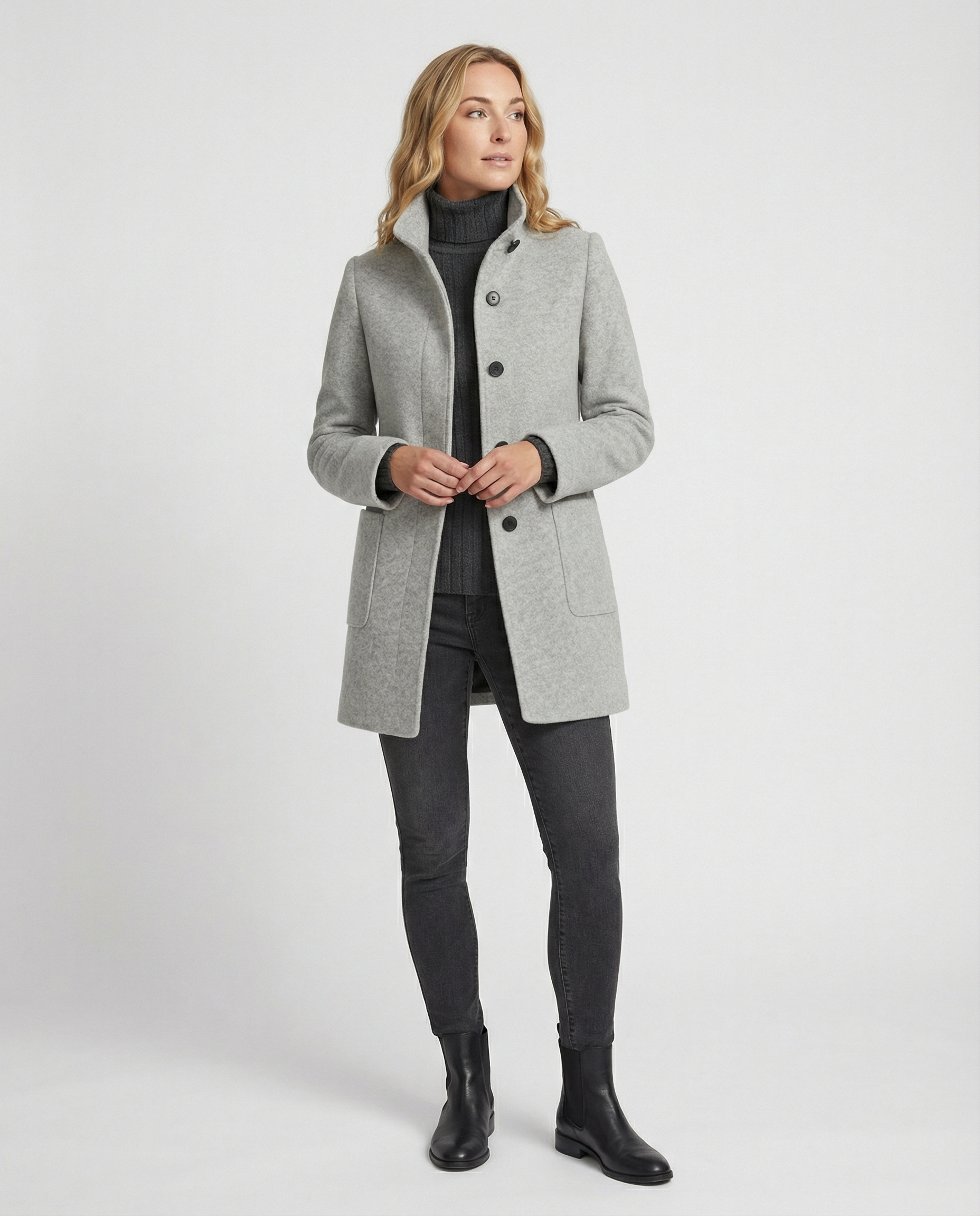 Damen Textil Kurzmantel mit Modernem & Elegantem Design | R&B
