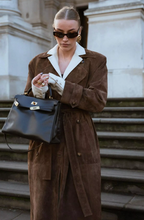 R&B | Eleganter Wildleder Trench Coat