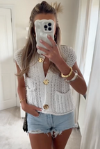R&B | Strickjacke Im Strickstil