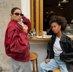R&B | Übergröße Jacke mit Reißverschluss und Eleganter Optik